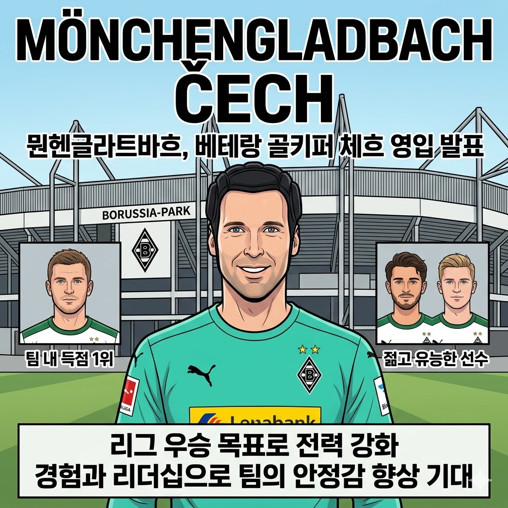 [속보] 묀헨글라트바흐, 체흐 영입! 분데스리가 판도